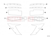 BMW Motorrad BMW 2014 F-Models K7x F 800 GT (0B03, 0B13) Government authorities sticker