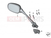 BMW Motorrad BMW 2014 F-Models K7x F 800 GT (0B03, 0B13) Mirror