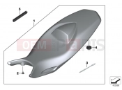 BMW Motorrad BMW 2014 F-Models K7x F 800 GT (0B03, 0B13) Bench seat