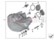 BMW Motorrad BMW 2014 F-Models K7x F 800 GT (0B03, 0B13) Headlight
