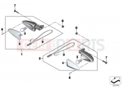 BMW Motorrad BMW 2014 F-Models K7x F 800 GT (0B03, 0B13) Turn signals, rear