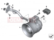 BMW Motorrad BMW 2014 F-Models K7x F 800 GT (0B03, 0B13) Sequential siren system, electronic