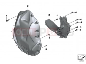 BMW Motorrad BMW 2014 R-Models K5x R 1200 RT (0A03, 0A13) Front cover / oil tank