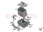 BMW Motorrad BMW 2014 R-Models K5x R 1200 RT (0A03, 0A13) Battery carrier/heat insulation