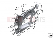 BMW Motorrad BMW 2014 C-Models C evolution (0C03) Headlight mount