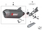 BMW Motorrad BMW 2014 C-Models C 600 Sport (0131, 0132) Sport muffler