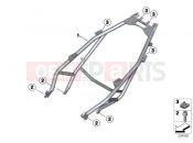 BMW Motorrad BMW 2014 C-Models C 600 Sport (0131, 0132) Rear frame