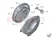 BMW Motorrad BMW 2014 C-Models C 600 Sport (0131, 0132) Storage compartment, rear