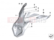 BMW Motorrad BMW 2014 C-Models C 600 Sport (0131, 0132) Mudguard rear
