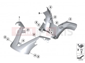 BMW Motorrad BMW 2014 C-Models C 600 Sport (0131, 0132) Handlebar cover, top