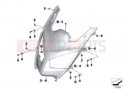 BMW Motorrad BMW 2014 C-Models C 600 Sport (0131, 0132) Headlight bracket