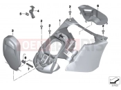 BMW Motorrad BMW 2014 C-Models C 600 Sport (0131, 0132) Fuel tank cover