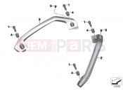 BMW Motorrad BMW 2014 C-Models C 600 Sport (0131, 0132) Handle rear