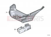 BMW Motorrad BMW 2014 C-Models C 600 Sport (0131, 0132) Kit, acoustic foam, running board, right