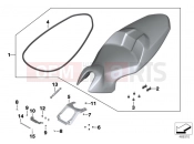 BMW Motorrad BMW 2014 C-Models C 600 Sport (0131, 0132) Bench seat