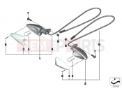 BMW Motorrad BMW 2014 C-Models C 600 Sport (0131, 0132) White direction indicator lights