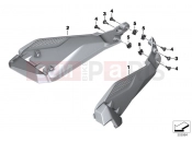BMW Motorrad BMW 2012 R-Models K5x R 1200 GS (0A01, 0A11) Tank side cover