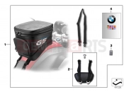 BMW Motorrad BMW 2012 R-Models K5x R 1200 GS (0A01, 0A11) Tank backpack, large
