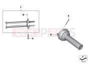 BMW Motorrad BMW 2012 R-Models K5x R 1200 GS Adve. (0A02, 0A12) Handlebar grips unheated