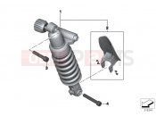 BMW Motorrad BMW 2012 R-Models K5x R 1200 GS Adve. (0A02, 0A12) Spring strut, rear