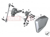 BMW Motorrad BMW 2012 R-Models K5x R 1200 GS Adve. (0A02, 0A12) Level sensor, rear