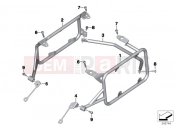 BMW Motorrad BMW 2012 R-Models K5x R 1200 GS Adve. (0A02, 0A12) Case holder/Mounting parts
