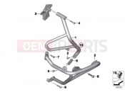 BMW Motorrad BMW 2012 R-Models K5x R 1200 GS Adve. (0A02, 0A12) Safety bar