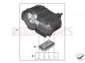 BMW Motorrad BMW 2012 R-Models K5x R 1200 GS Adve. (0A02, 0A12) LED headlight - Generation II