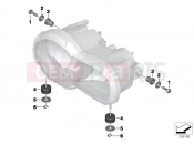 BMW Motorrad BMW 2012 R-Models K5x R 1200 GS Adve. (0A02, 0A12) Headlight mounting hardware