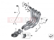 BMW Motorrad BMW 2012 S models HP4 (0D01, 0D11) Exhaust manifold