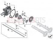 BMW Motorrad BMW 2012 F-Models K7x F 700 GS (0B01, 0B11) Water pump