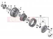 BMW Motorrad BMW 2012 F-Models K7x F 700 GS (0B01, 0B11) Clutch - single parts