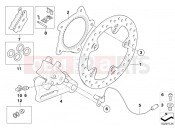 BMW Motorrad BMW 2012 F-Models K7x F 700 GS (0B01, 0B11) Rear wheel brake