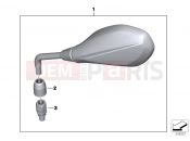 BMW Motorrad BMW 2012 F-Models K7x F 700 GS (0B01, 0B11) Mirror