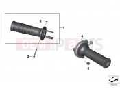 BMW Motorrad BMW 2012 F-Models K7x F 800 GT (0B03, 0B13) Handlebar grips for special vehicles