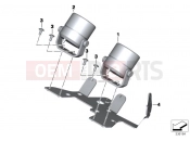 BMW Motorrad BMW 2012 F-Models K7x F 800 GT (0B03, 0B13) Speaker for radio communications system