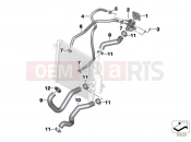 BMW Motorrad BMW 2012 C-Models C 600 Sport (0131, 0132) Coolant lines