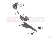 BMW Motorrad BMW 2012 C-Models C 600 Sport (0131, 0132) Latch mechanism, storage bin, left
