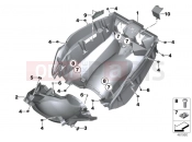 BMW Motorrad BMW 2012 C-Models C 650 GT (0133, 0134) Luggage compartment floor