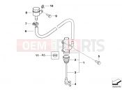 BMW Motorrad BMW 2004 F-Models F 650 GS 04 (0175,0185) Rear brake master cylinder w container