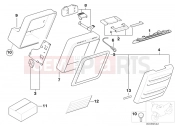 BMW Motorrad BMW 2004 F-Models F 650 GS 04 (0175,0185) Case, variable / single parts