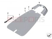 BMW Motorrad BMW 2004 F-Models F 650 GS 04 (0175,0185) Supporting plate and cover f authorities