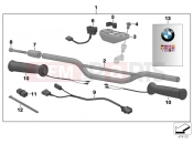 BMW Motorrad BMW 2004 F-Models F 650 GS 04 (0175,0185) Heated handlebar grips