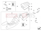BMW Motorrad BMW 2004 F-Models F 650 GS 04 (0175,0185) Single seat with luggage bin