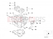 BMW Motorrad BMW 2004 F-Models F 650 CS 04 (0177,0187) Cylinder Head