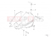 BMW Motorrad BMW 2004 F-Models F 650 CS 04 (0177,0187) Engine housing cover, left
