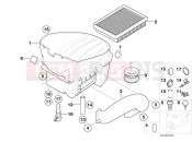 BMW Motorrad BMW 2004 F-Models F 650 CS 04 (0177,0187) Intake sound system