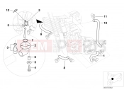 BMW Motorrad BMW 2004 F-Models F 650 CS 04 (0177,0187) Radiator hoses/temperature sensor