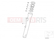 BMW Motorrad BMW 2004 F-Models F 650 CS 04 (0177,0187) Telescope fork slide tube