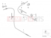 BMW Motorrad BMW 2004 F-Models F 650 CS 04 (0177,0187) Bowden cables